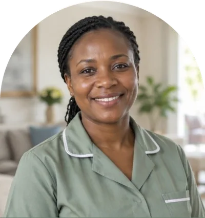 Domestic and care worker in a home